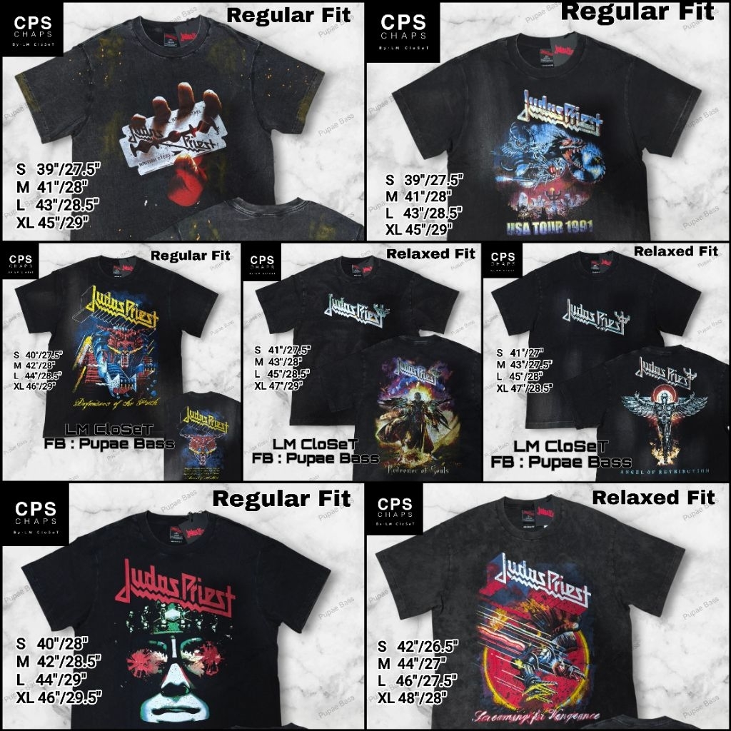 เสื้อวง Judas Priest collaborate with CPS Chaps ของใหม่ ของแท้ 100% ป้ายแท็กครบ