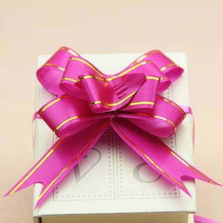 โบว์รูดกึ่งสำเร็จรูป โบว์ติดของขวัญ ของขวัญวันเกิด DIY วันวาเลนไทน์งานแต่งงานตกแต่ง