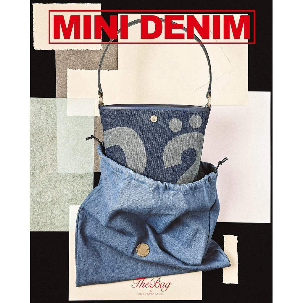 🌟พร้อมส่ง🌟Rally The Bag Mini Denim กระเป๋า Rally Movement