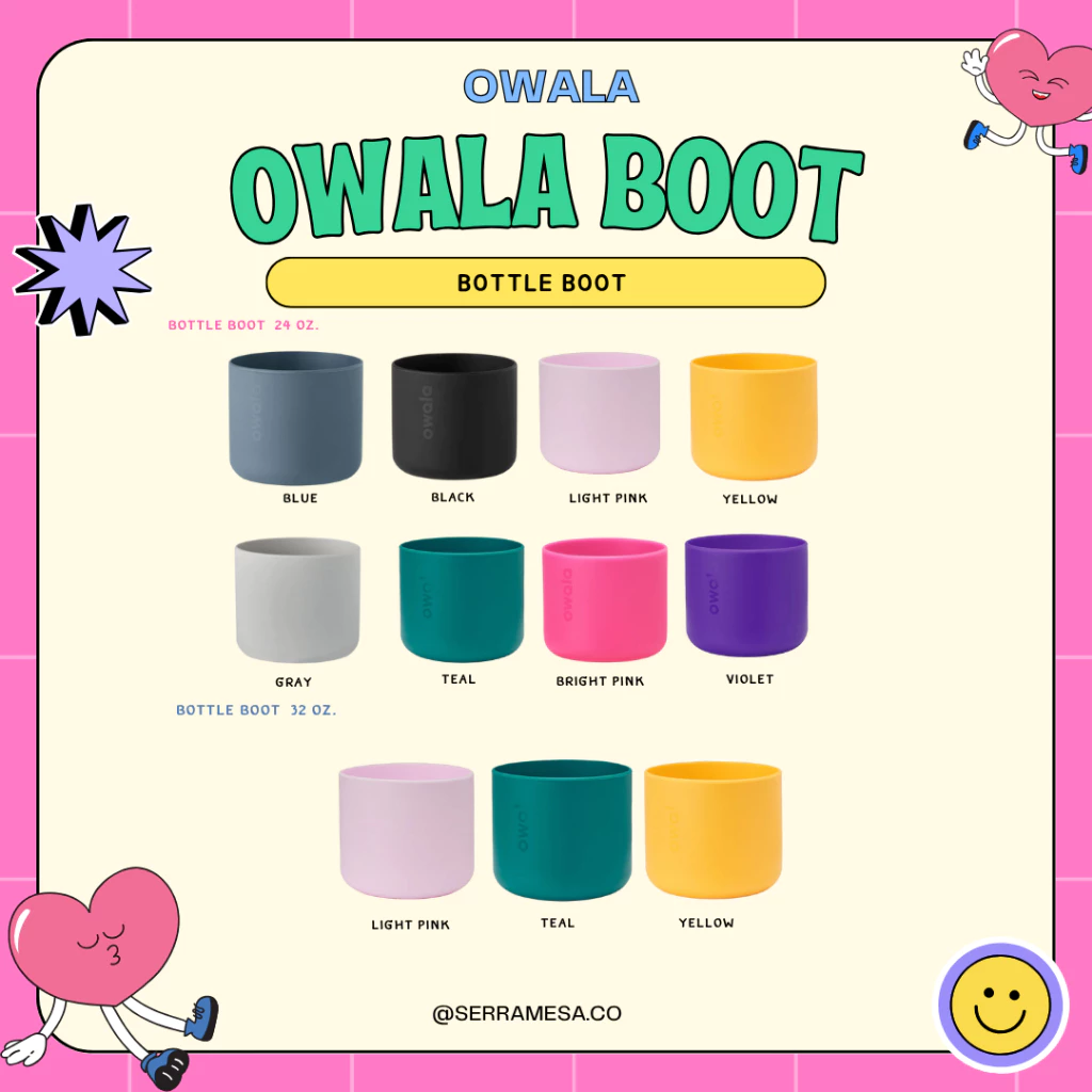 พร้อมส่งในไทย Owala ฺBottle boot ช่วยป้องกันขวดน้ำเป็นรอย กันบุบ Match สีได้สวยค่ะ ของแท้ 1000%