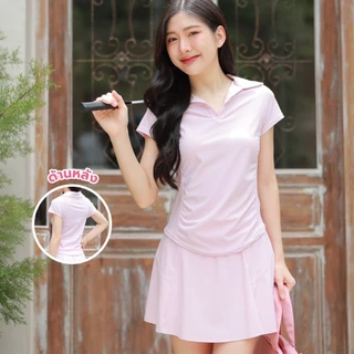 Darlyn - Lucy tee เสื้อออกกำลังกายผู้หญิง ฟิตเนส วิ่ง โยคะ คาร์ดิโอ ใส่สบาย แห้งไว ระบายเหงื่อดี