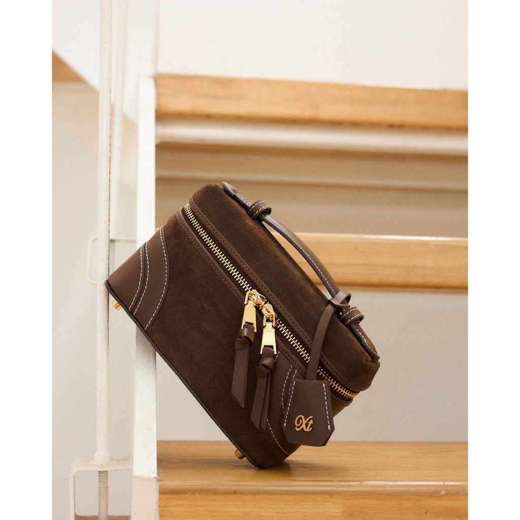 Casey Bag in Mocha with removable strap by XOTIQUE