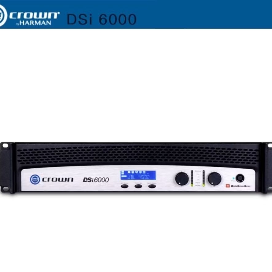 CROWN DSi-6000 Power Amplifier 2-Channel Solid-State 