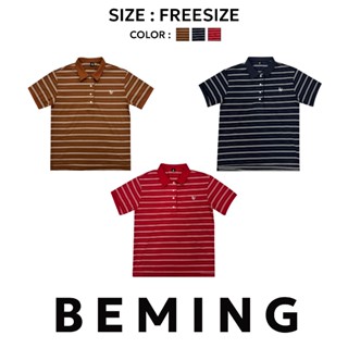 Bemingtop954(Freesize)-Retro Polo – เสื้อลายทางสุดเท่ ใส่แล้…