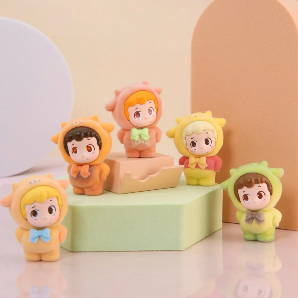 (🎨💖กดในไลฟ์มีส่วนลด) แบบสุ่ม : Piny I'm Hungry Series v.3 ;1 ซองมี 4 ตัว