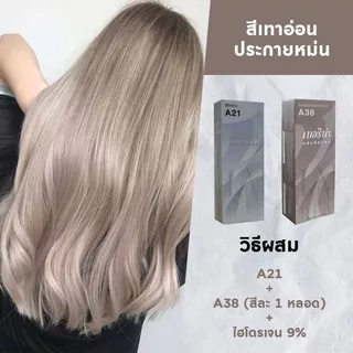 Berina Hair Color ครีมย้อมผม เบอรีน่า สีย้อมผม สีผมเบอริน่า 47เฉดสี