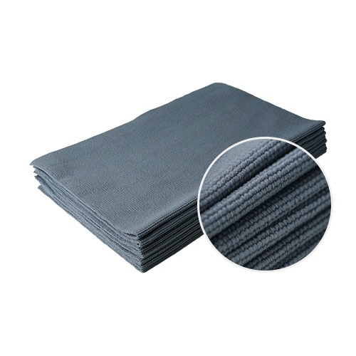 GLOSSBRO Supreme Soft Touch Towel Gray บรรจุ 7 ผืน ผ้าไมโครไฟเบอร์ไร้ขอบถนอมสีรถ สีเทา (35X40cm)