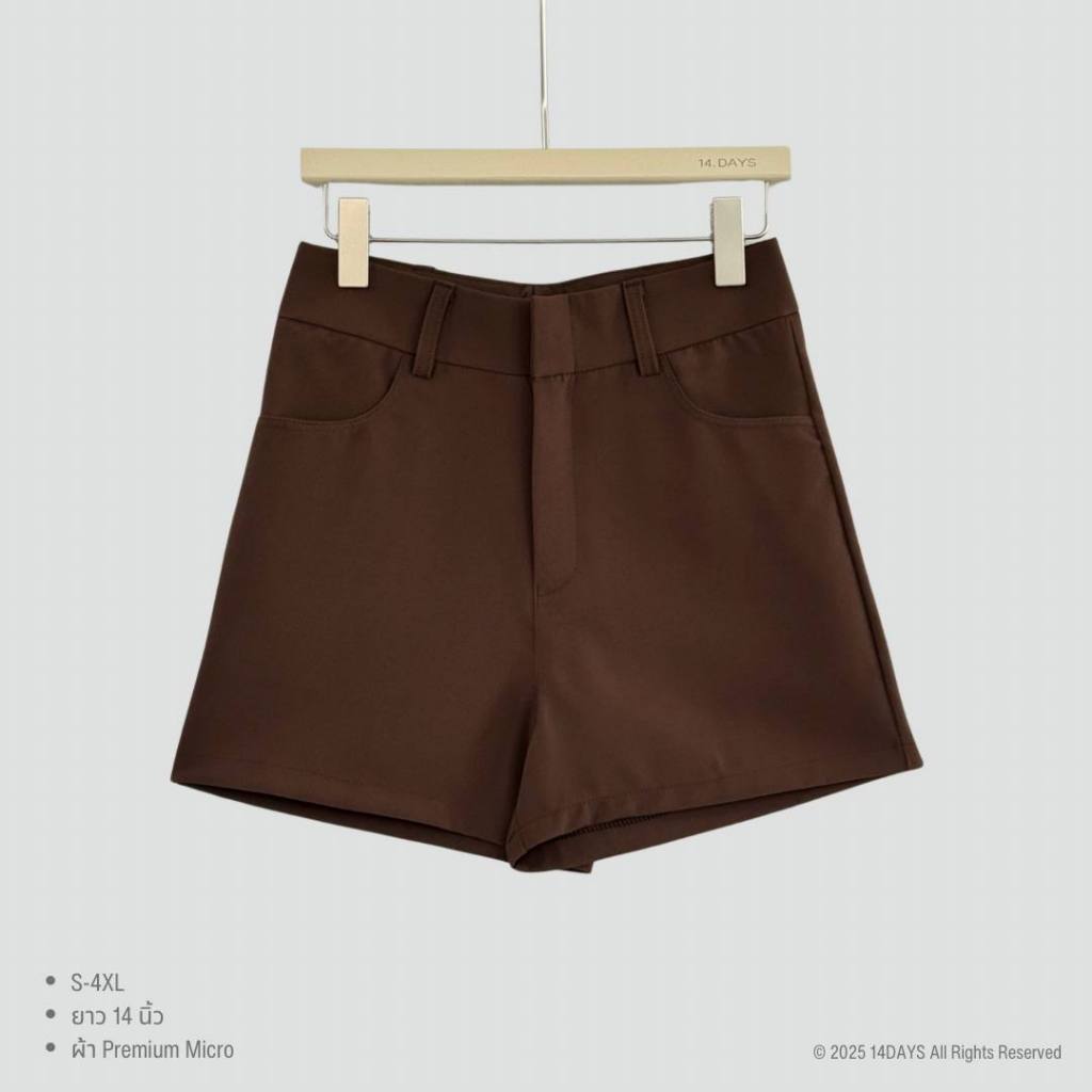 รุ่น J14 กางเกงขาสั้น เบสิค ทรงสวย Woman Clothing