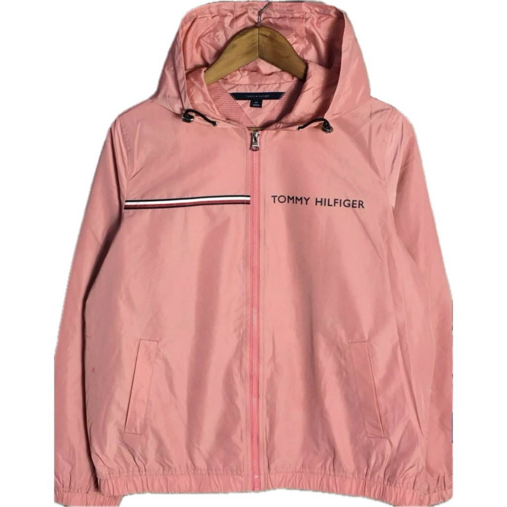Tommy Hilfiger เสื้อแจ็คเก็ต กันลม อะอองฝน 💯แท้ ❗️มือสอง ใหม่มาก