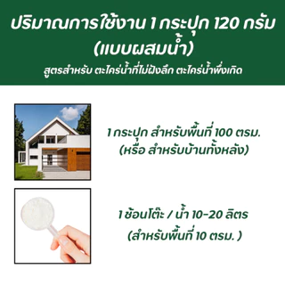 ผงกำจัดตะไคร่น้ำ สำหรับพื้นภายนอก โปรโมชั่นพิเศษสุดๆ ซื้อ3 แถม 3 เฉลี่ยนชิ้นละ 84 บาท กำจัดตะไคร่น้ำ