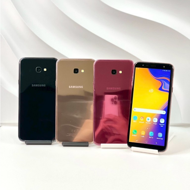 Samsung J4+ มือสองพร้อมใช้ งานเดิม(มีรอย) หน้าจอ 6 นิ้ว แรม 2 รอม 16 แอนดรอยด์ 8.1 แบตเตอรี่ 3300 mA