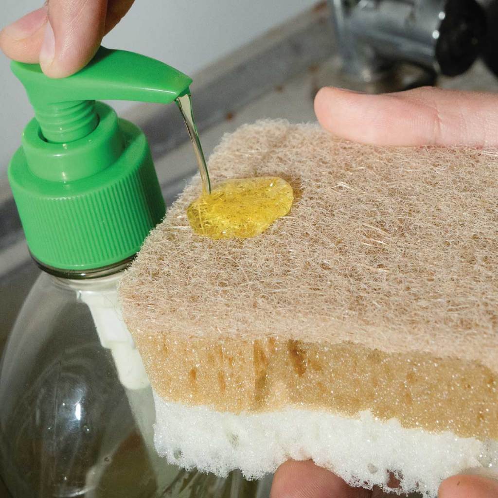 Shrink Lino Sponge (ฟองน้ำล้างจานสุดพรีเมี่ยมสำหรับล้างภาชนะในครัวเรือน) - รูปที่ 4