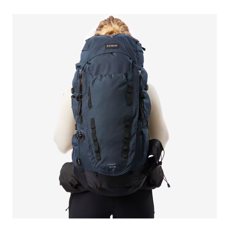 DECATHLON | เป้เดินป่าเทรคกิ้งสำหรับผู้หญิงรุ่น MT900 Symbium ขนาด 50+10 ลิตร SIMOND