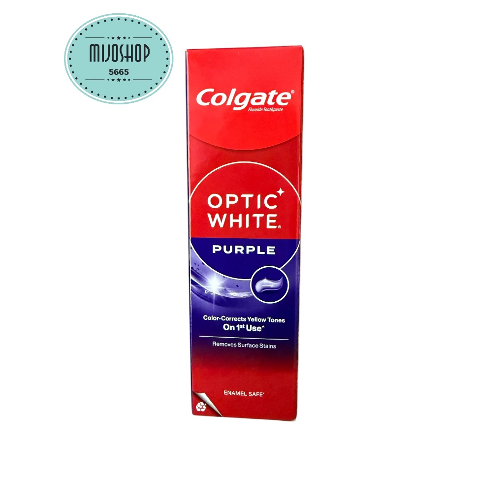 ยาสีฟัน คอลเกต อ๊อพติค ไวท์ เพอร์เพิล 100 กรัม Colgate Optic White Purple 100g