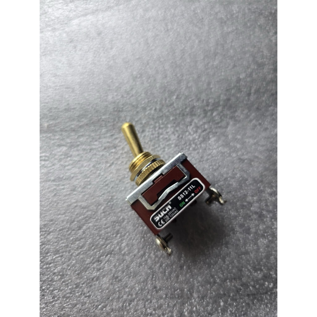 1 ชิ้น สวิทช์สลับ สีส้ม e-ten1021 2-pin on-off 15A 250V / สวิตซ์ mts - 102 spdt 6A 125VAC/3Aa 250VAC