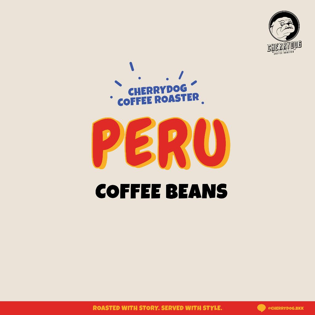 Cherrydog | เมล็ดกาแฟคั่ว เปรู Peru Single Origin for Filter | อราบิก้า100%