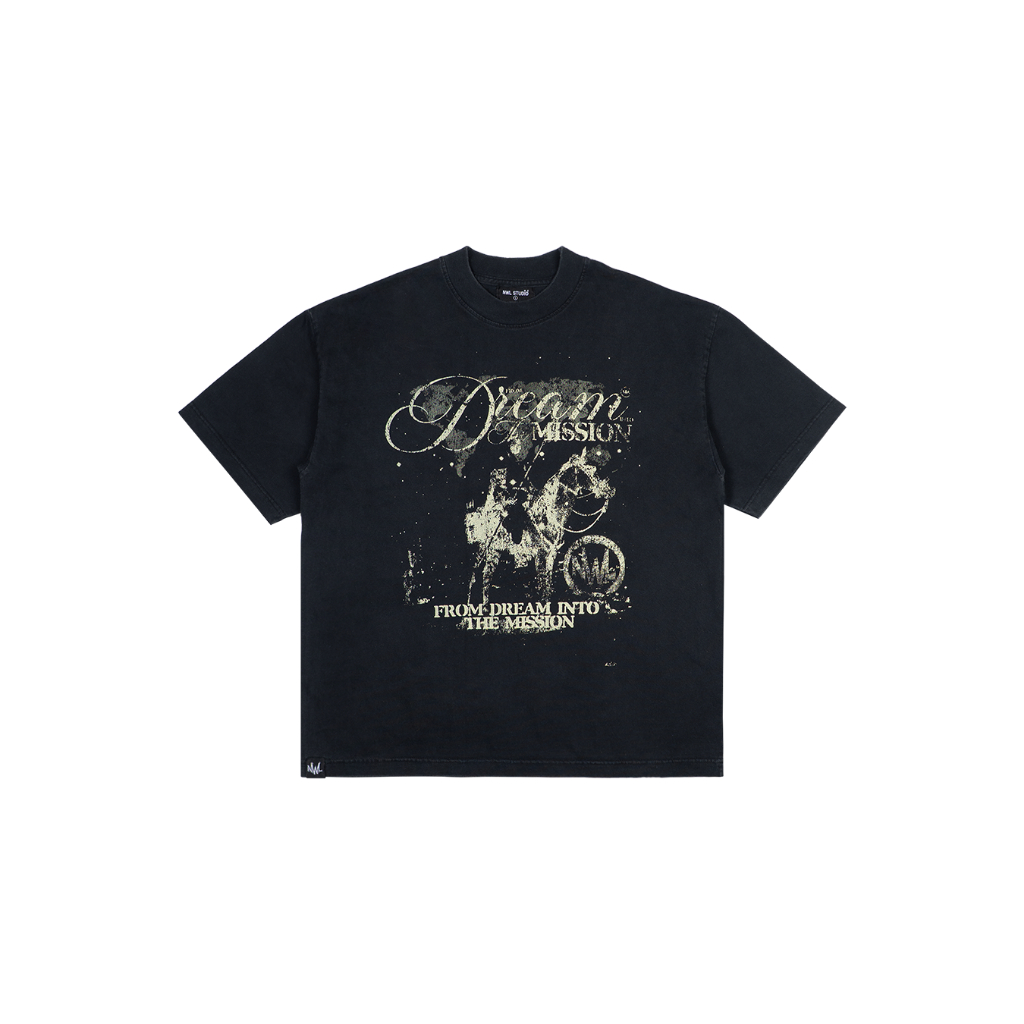 DM08 Night Vision Boxy T-Shirt Dark Fade เสื้อยืด