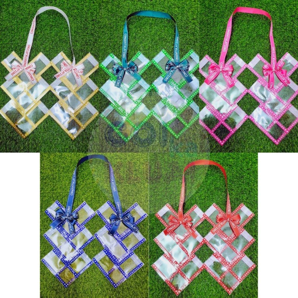 พร้อมส่ง  มาลัยเงิน 12ใบ ข้างละ 6ใบ มาลัยคล้องคอ มาลัยบัณฑิต ปัจฉิม