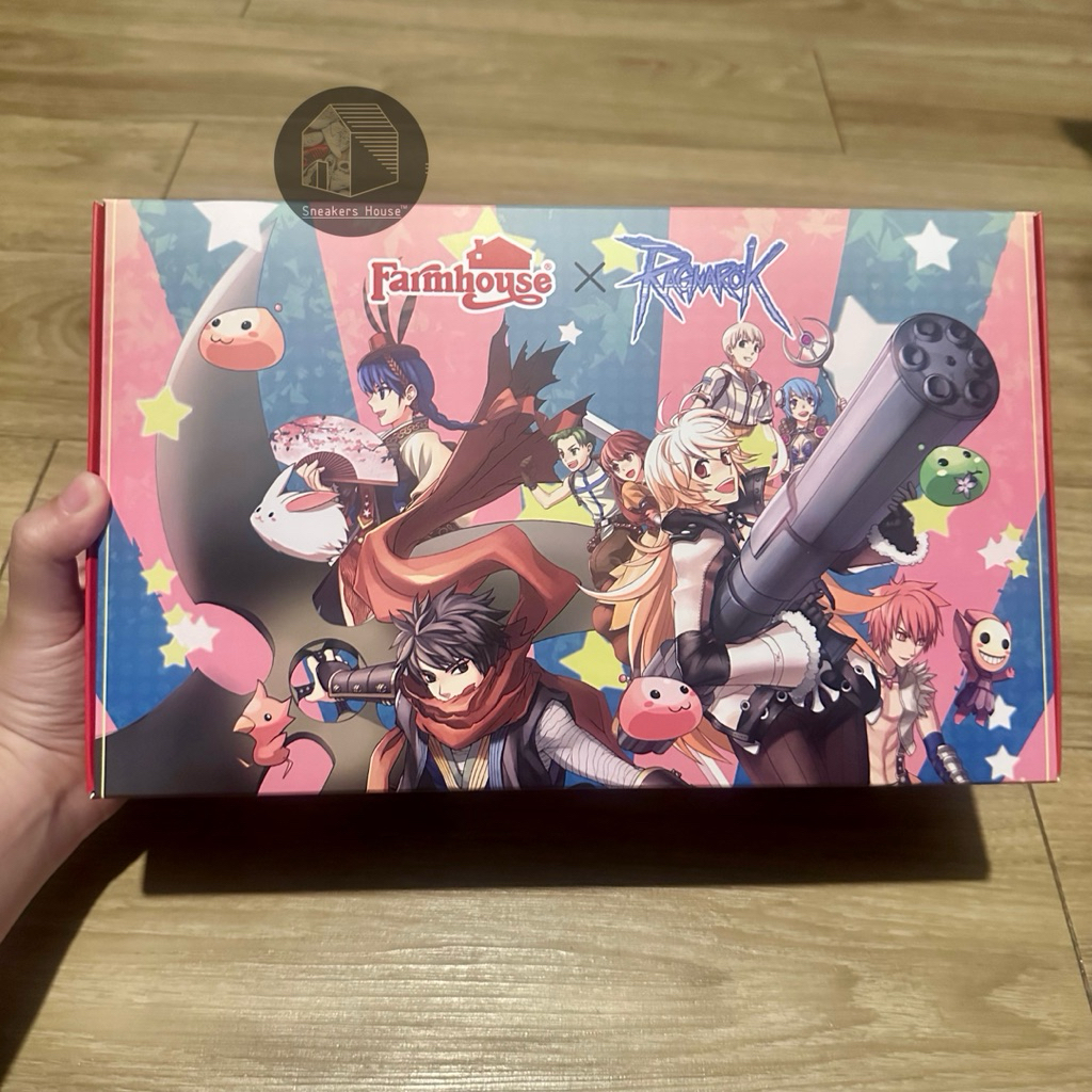 กล่อง Farmhouse x Ragnarok (กล่องเปล่า) สภาพดี ตำหนิตามรูป