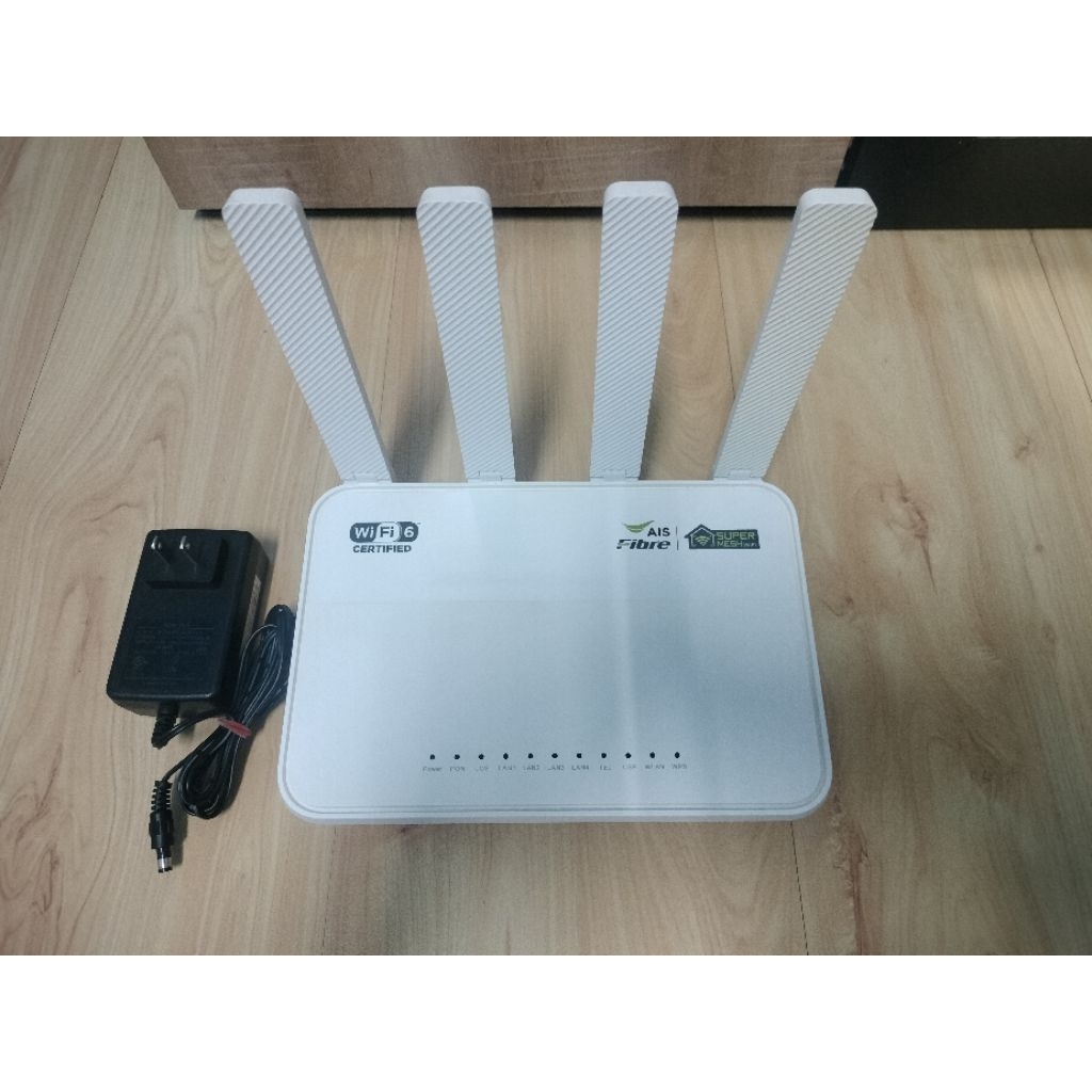 Mesh WiFi6 AIS HG8145X6N Mesh WiFi6 แรงๆ เทสแล้วใช้งานไปได้ปกติดีครับ