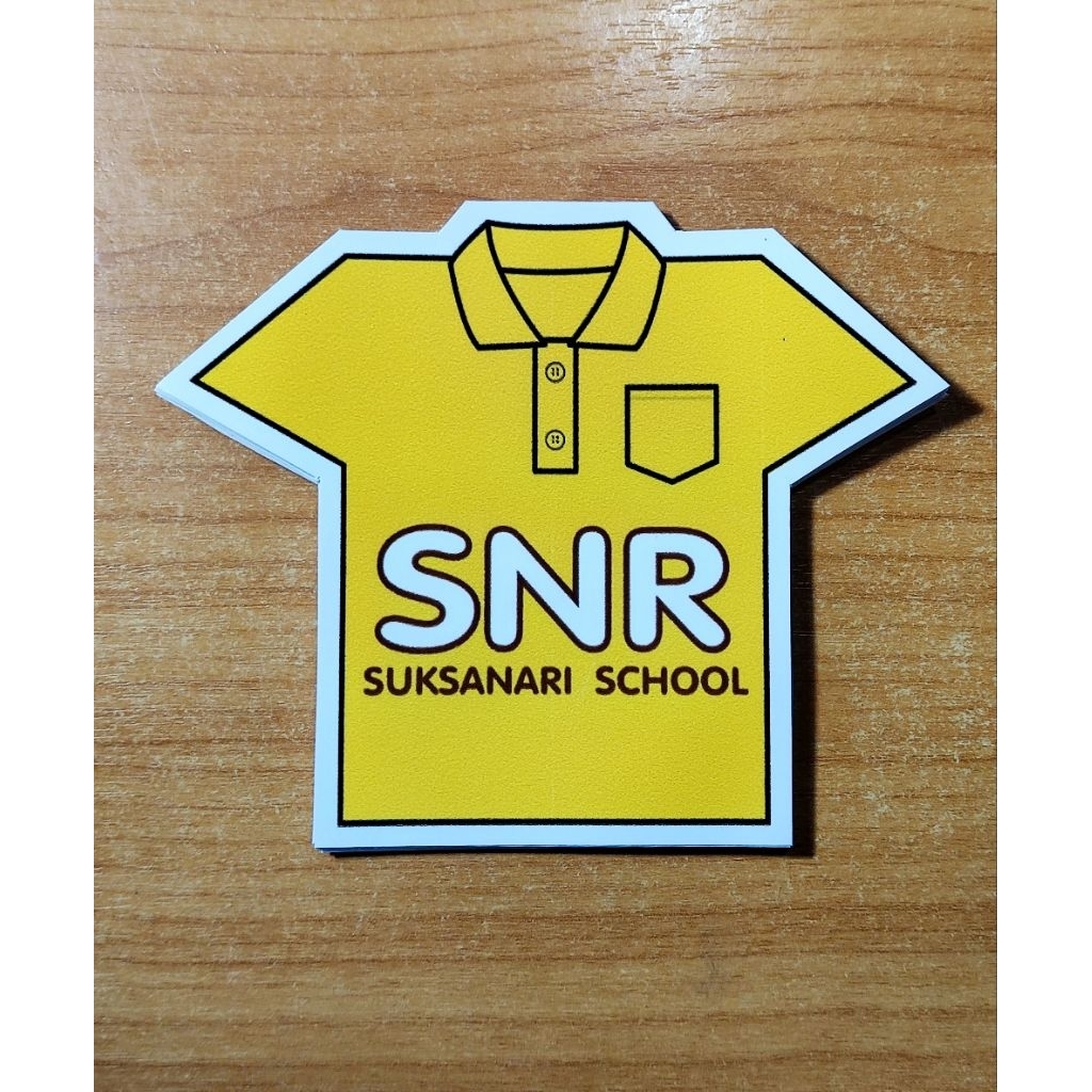 สติกเกอร์ ติดรถ ศึกษานารี สีสวยสด คมชัด กันน้ำ ติดแน่นทนทาน