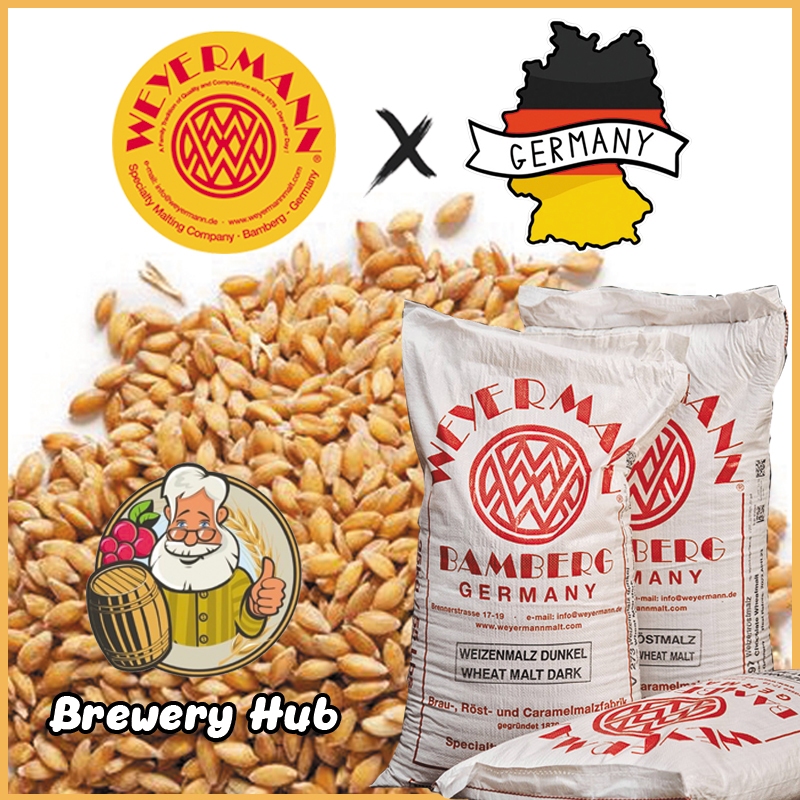 มอลต์ Pilsner, Wheat, Pale Ale, Vienna, MUNICH MALT TYPE 1, CARAPILS, CARAHELL, CARAWHEAT Rye and AC
