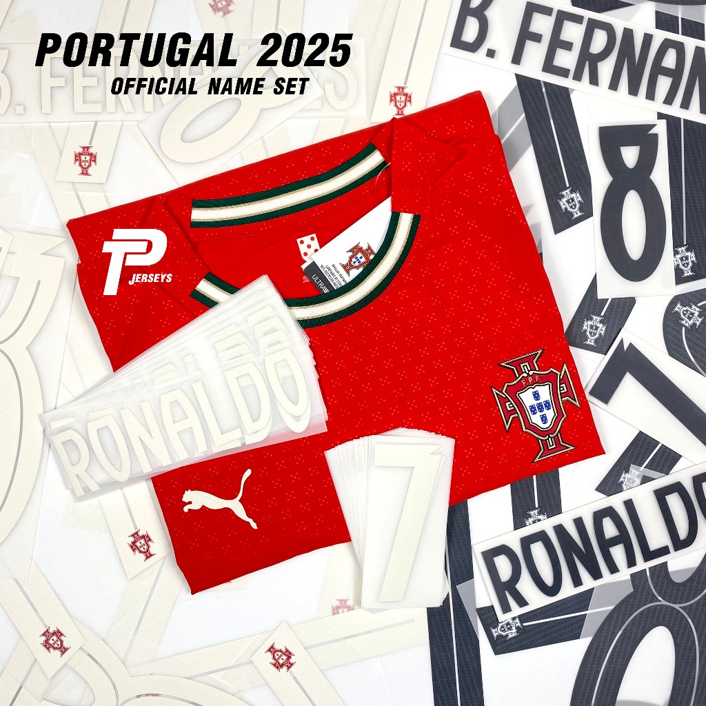 2025 Portugal Home & Away Official Name set