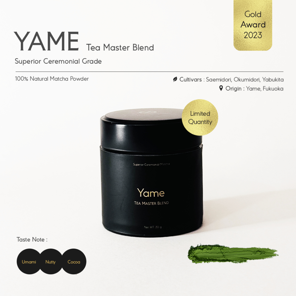 MATCHALABO ผงมัทฉะ ยาเมะ เกรดพิธีการ I YAME Superior Ceremonial Grade 30g