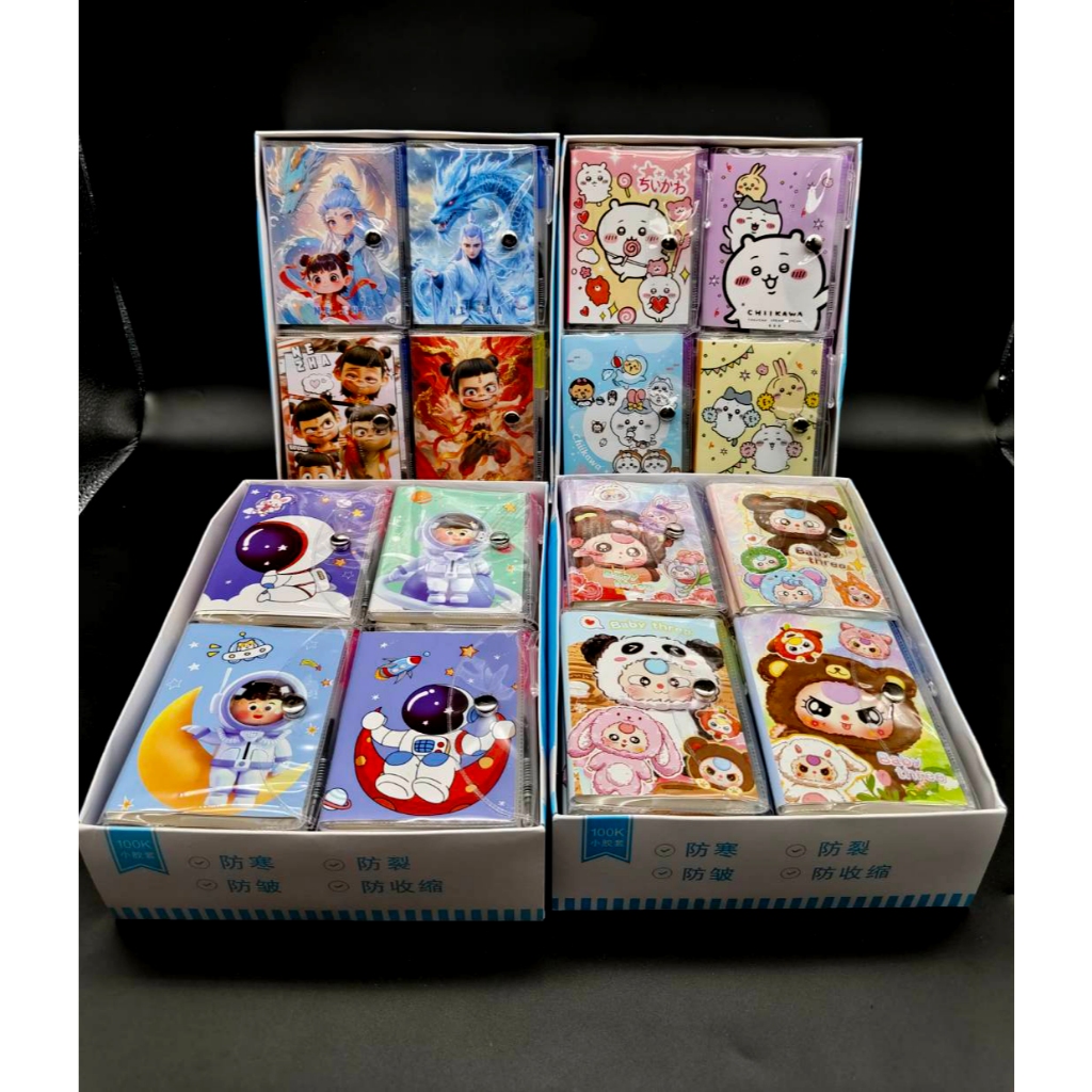 แพ็ค 24 เล่ม สมุดโน๊ต A7 ลายการ์ตูน 100K ปกพลาสติก+ปากกา (เครื่องเขียน/โรงเรียน)