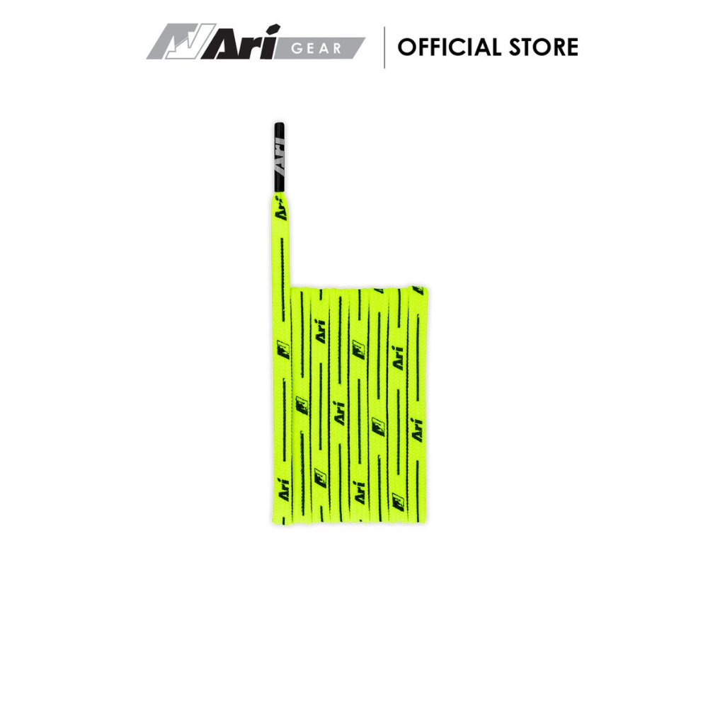 ARI COLORFUL SHOELACES - 5MM/115CM - LIGHT GREEN (AHW1246-10) เชือกรองเท้า อาริ 