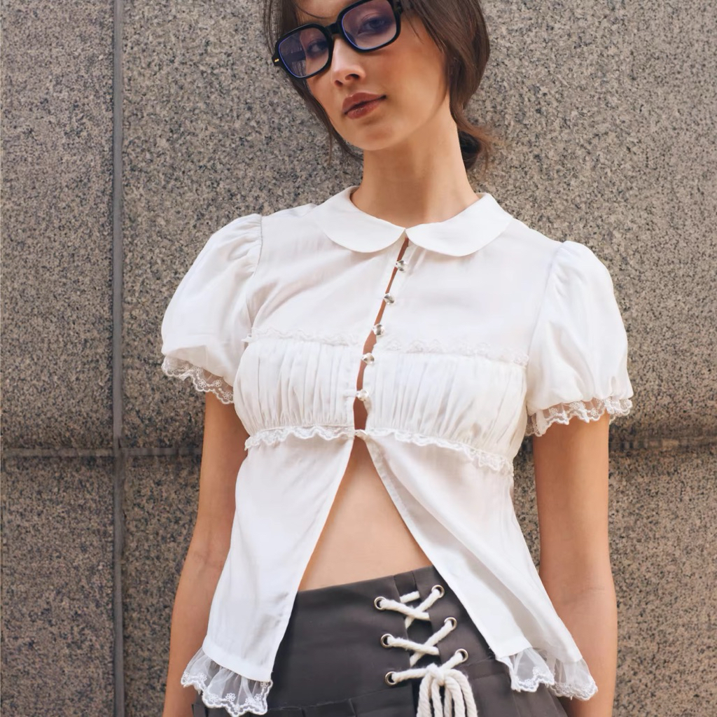 พร้อมส่ง🚗 Mitr Zoom Blouse (New) 📌#สามารถใช้โค้ดส่วนลดสุดคุ้มได้ #Mitr #เสื้อMitr #ตามหาเสื้อMitr