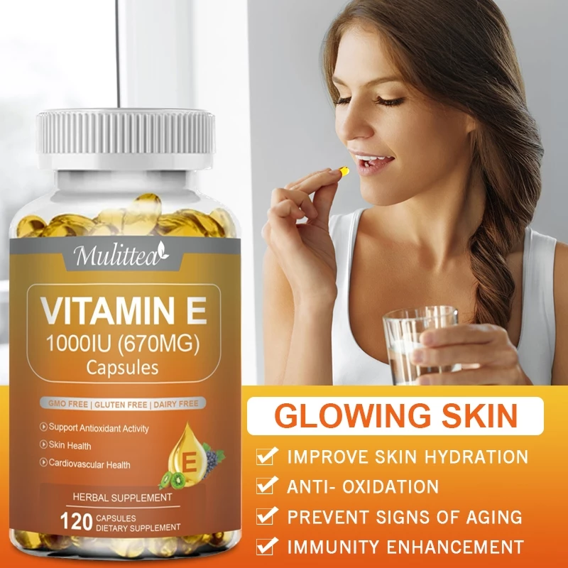 MULITTEA Vitamin E Capsules ปกป้องเซลล์ ส่งเสริมสุขภาพผิว thumbnail 6