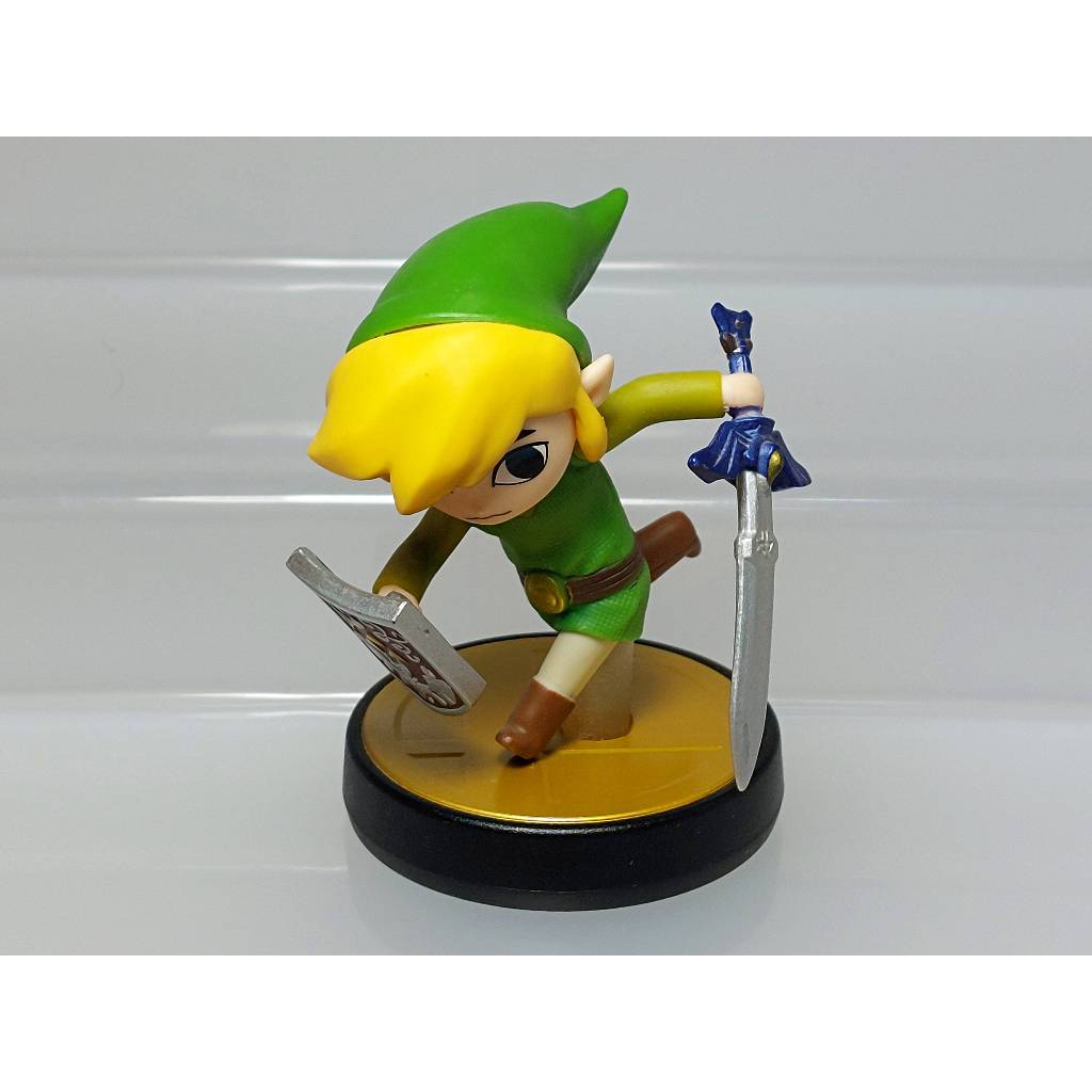 [ของแท้] [มือสอง] Super Smash Bros. for Wii U Amiibo Zelda Toon Link Figure Nintendo