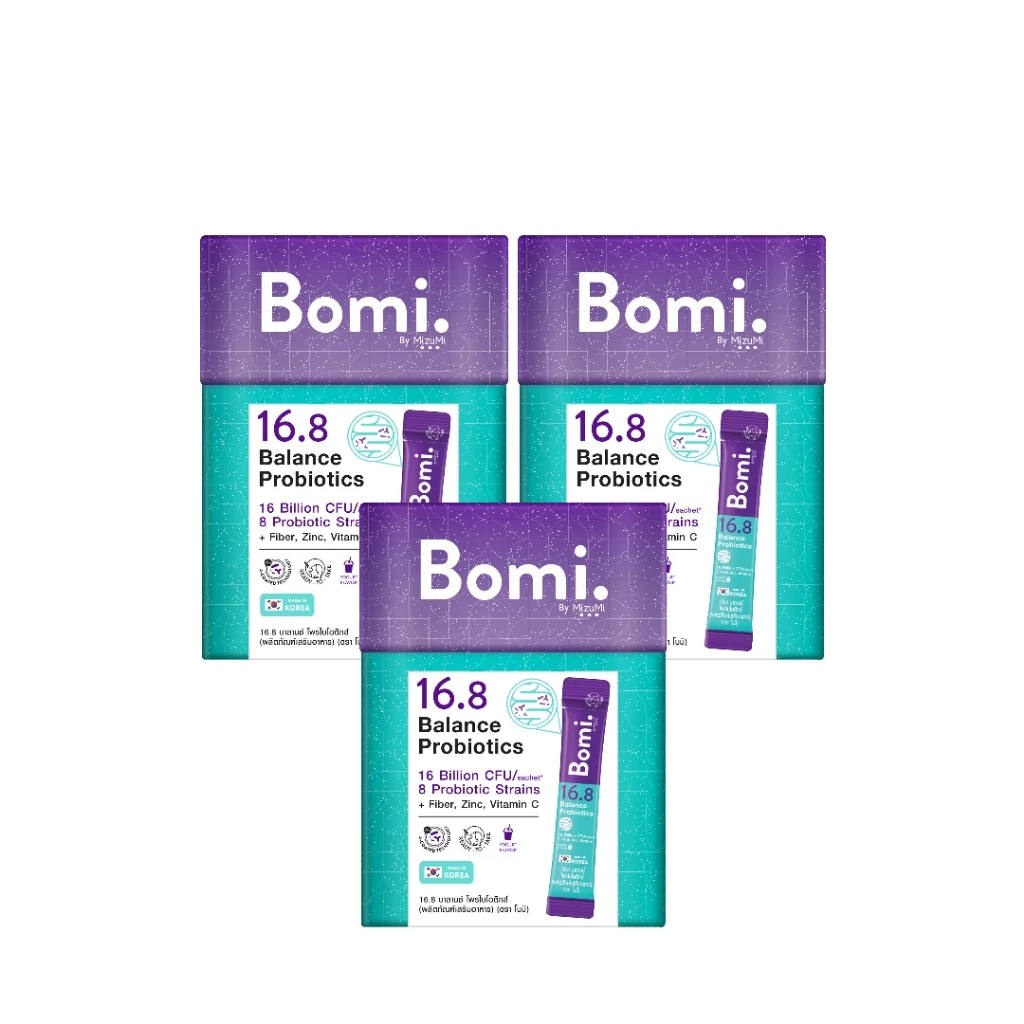 [แพ็ค3] Bomi 16.8 Balance Probiotics(14x3g) โบมิโพรไบโอติกส์ พร้อมทาน thumbnail 3