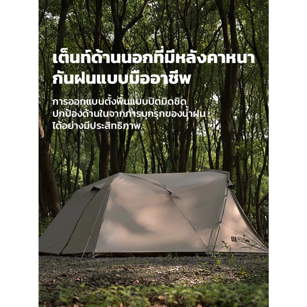 เต็นท์บ้านออโต้ 2ห้องนอน 1ห้องนั่งเล่น สำหรับ 4-5 คน thumbnail 4
