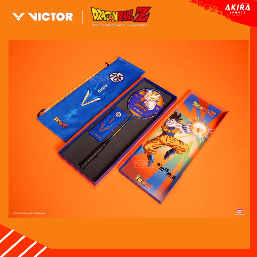 ไม้แบดมินตัน VICTOR x DRAGON BALL Z Collection Gift Box Badminton Racket TK-GOKU-DBZ by Akira Badmin