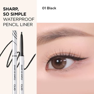 CLIO SHARP SO SIMPLE WATERPROOF PENCIL LINER อายไลเนอร์ดินสอ