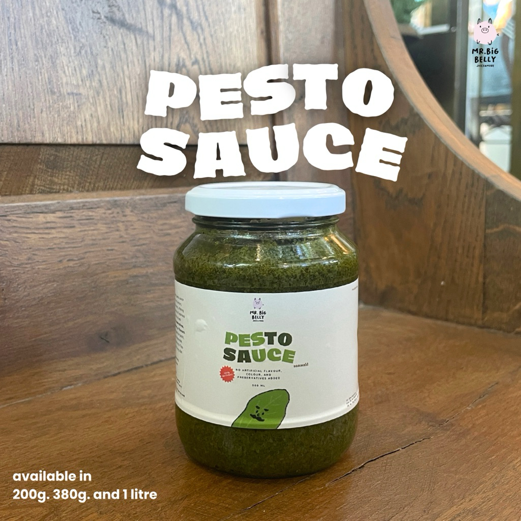 ซอสเพสโต้ Pesto Sauce by Mr.Big Belly: Juice & More รสจัดจ้านเหมือนทานที่ร้าน