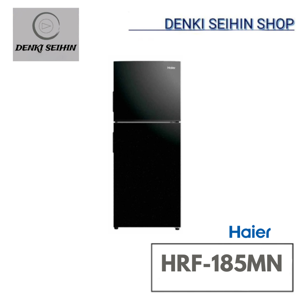 HAIER ตู้เย็น2ประตู 6.6Q สีดำ รุ่น HRF-185MN