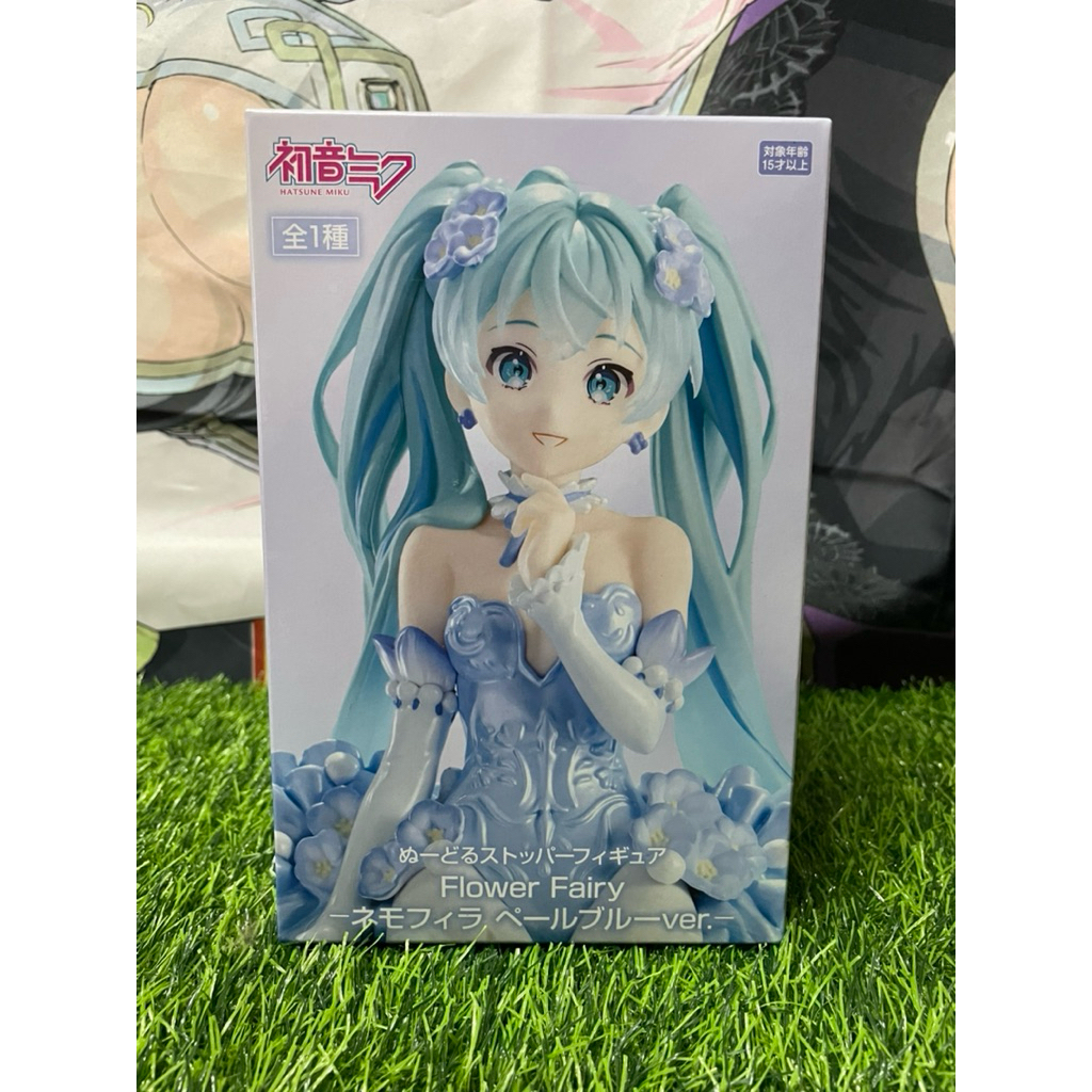 Hatsune Miku Flower Fairy Nemophila - Noodle Stopper Figure /ฮัตสึเนะ มิกุ ภูตดอกไม้/ทับถ้วยนะหมี่/อ