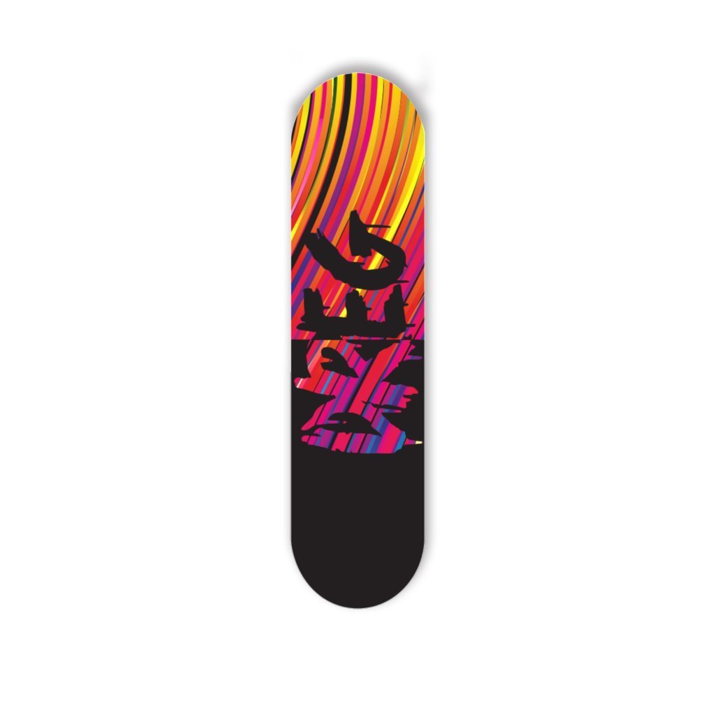 Dreg OG Logo Fluid Rainbow Skateboard Deck 8"
