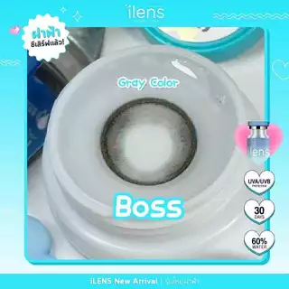 🔥คอนแทคเลนส์✨ขนาดกลาง✨Boss ( ilens )✨Brown/Gray