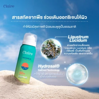 Claire Invisible Pro Sun Spray SPF 50+ PA++++ (Buy 1 Get 1)
