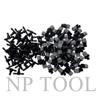 NP-889 หัวพ่นหมอก หัวพ่นละอองน้ำ หัวหมอกสีเทา พร้อมสามทางต่อ…