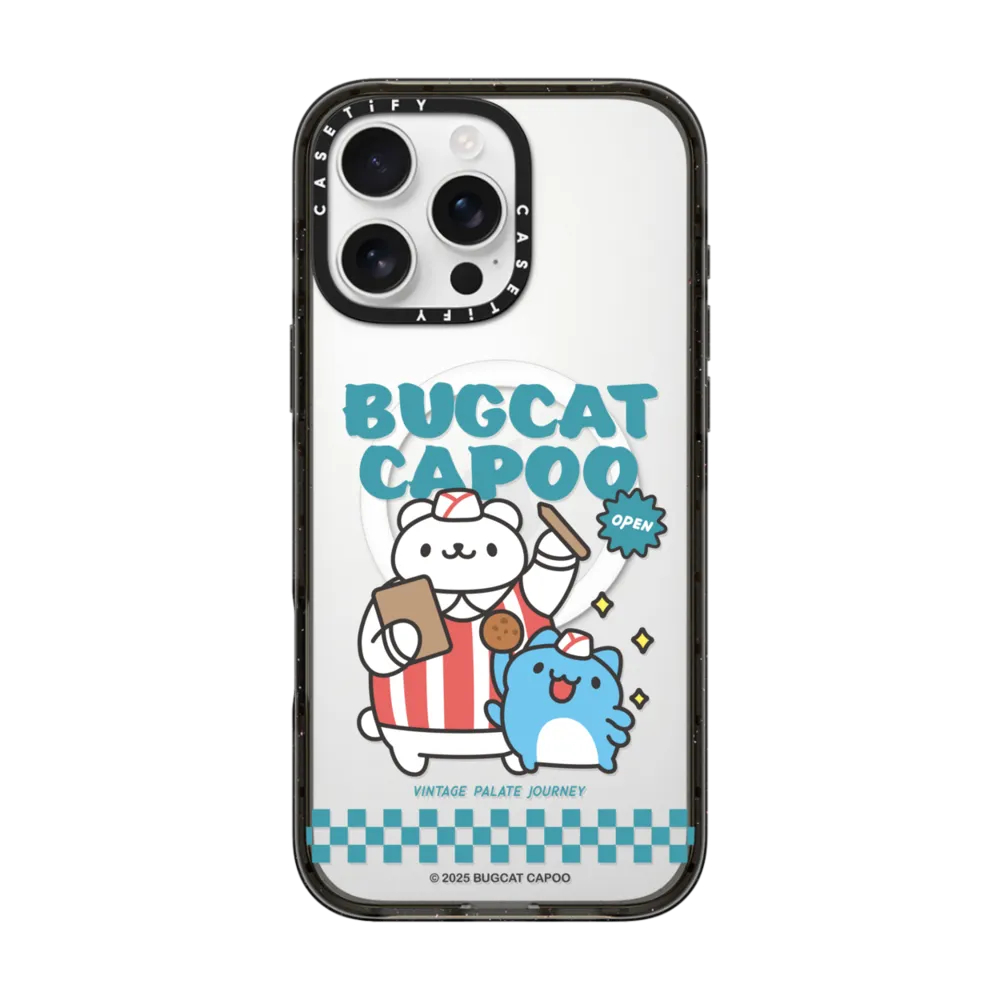 [พร้อมส่ง] CASETiFY | Bugcat Capoo Retro Blue Case [ Bugcat Capoo]
