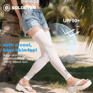 SOLOEVERปลอกขาป้องกันแสงแดด ป้องกันรังสีอัลตราไวโอเลต UPF50+ ระบายอากาศ ปกป้องผิว ท่องเที่ยวกลางแจ้ง