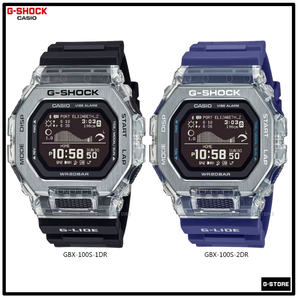 G-SHOCK รุ่น GBX-100S-1DR / GBX-100S-2DR รับประกันศูนย์ 1 ปี GBX-100S GBX100S GBX-100