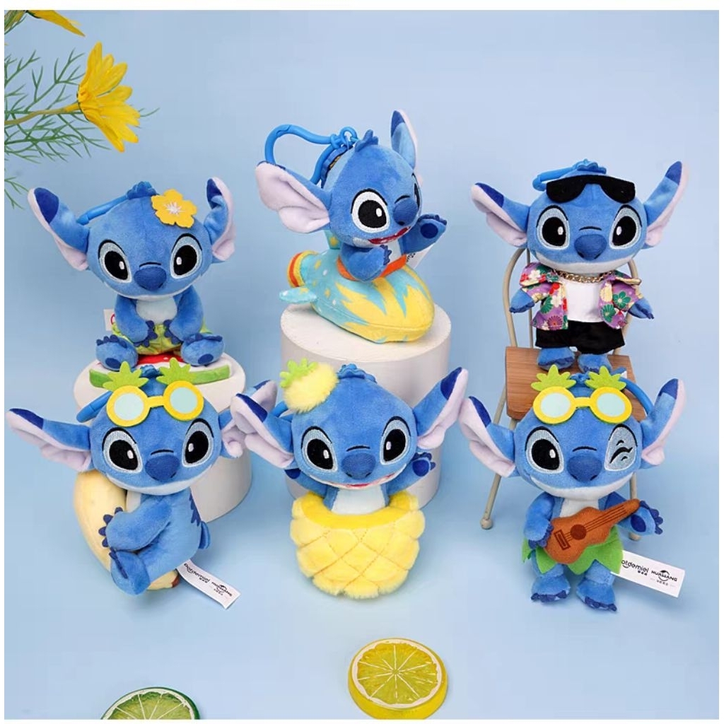 🇹🇭Stitch​ พวงกุญแจ​ แบบสุ่ม​ ลิขสิทธิ์​แท้​ โมเดล​ Stitch​ ของสะสม