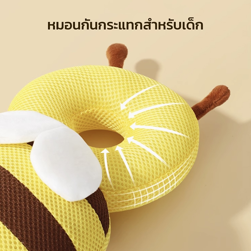 หมอนหนุนเด็ก หมอนกันตก เบาะกันกระแทก เป้กันล้ม ช่วยลดอาการบาดเจ็บของทารกที่ล้ม - รูปที่ 3