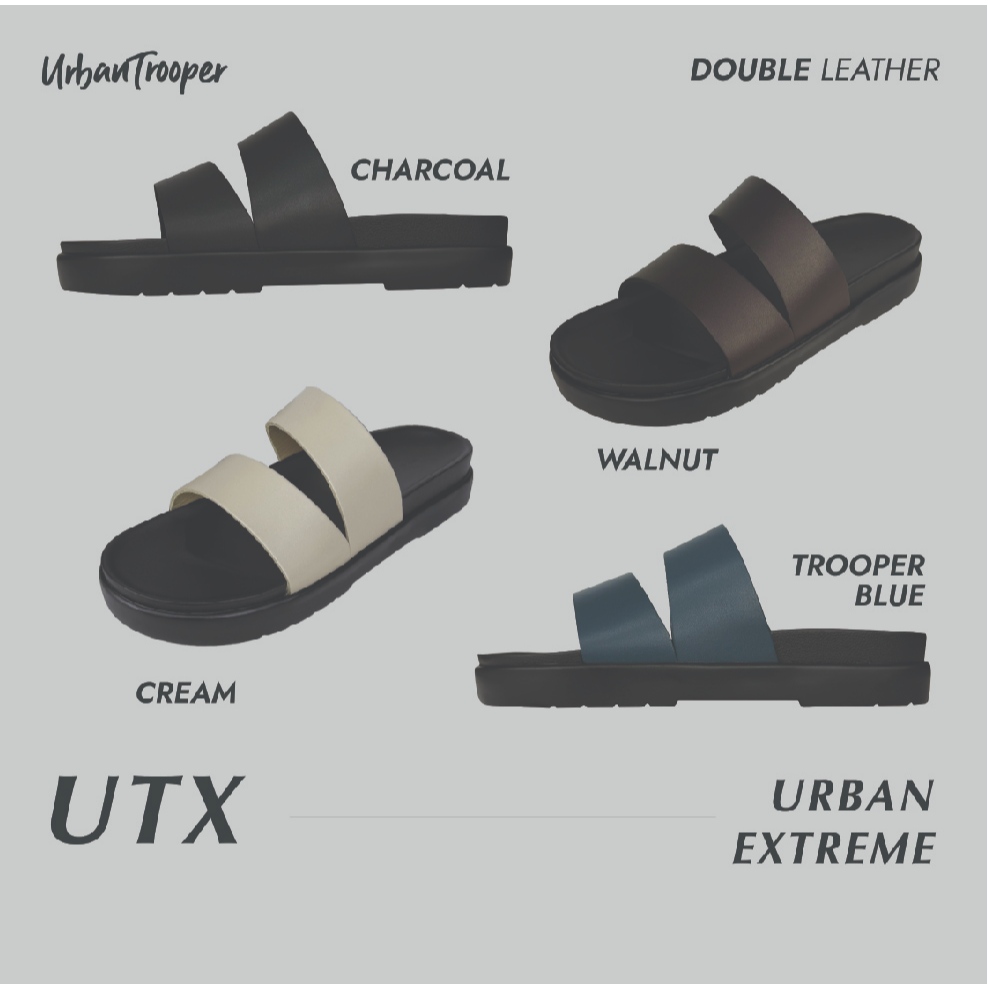 รองเท้า Urban Trooper Everyday รุ่น  UTX, สายหนัง รองเท้าเเตะ Unisex